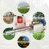 Portable hand-held fog mist sprayer for disinfection and fertilization